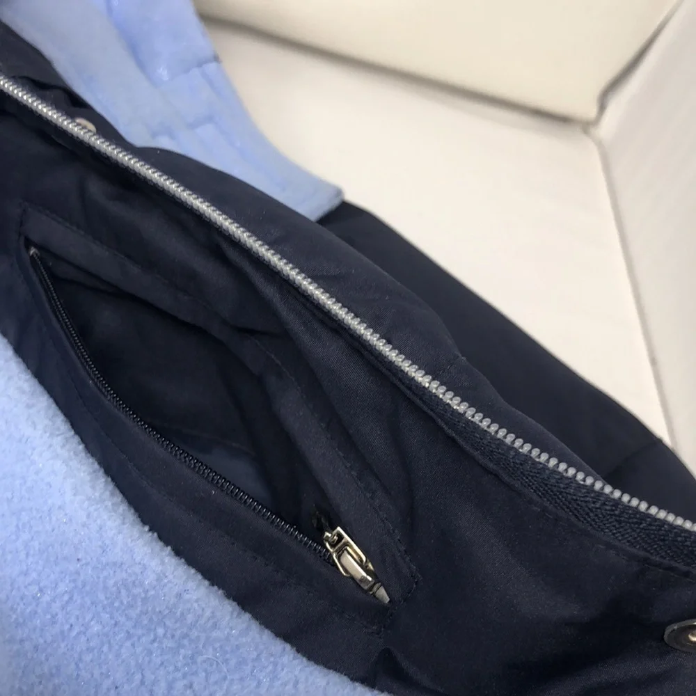 Copper Key Puffer Jacket Girls Size M(10/12) Navy Blue Ski/Winter Coat